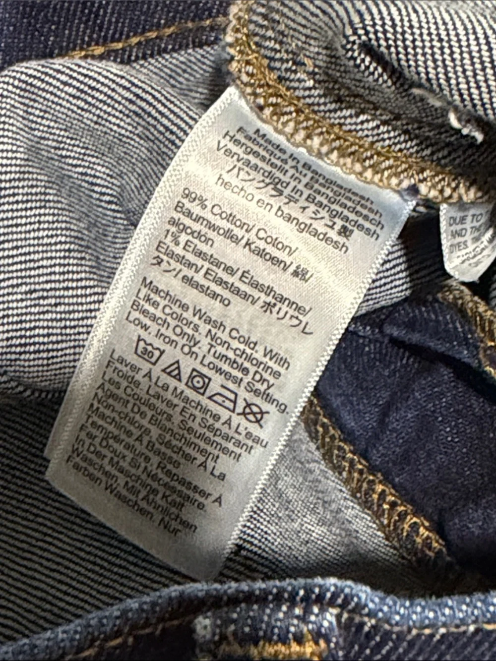 JCrew Full Length Slim Wide Leg Jeans Size 28 - Picture 5 of 5